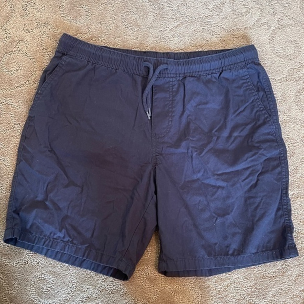 H&M Regular Fit Size Medium Navy Blue Shorts.